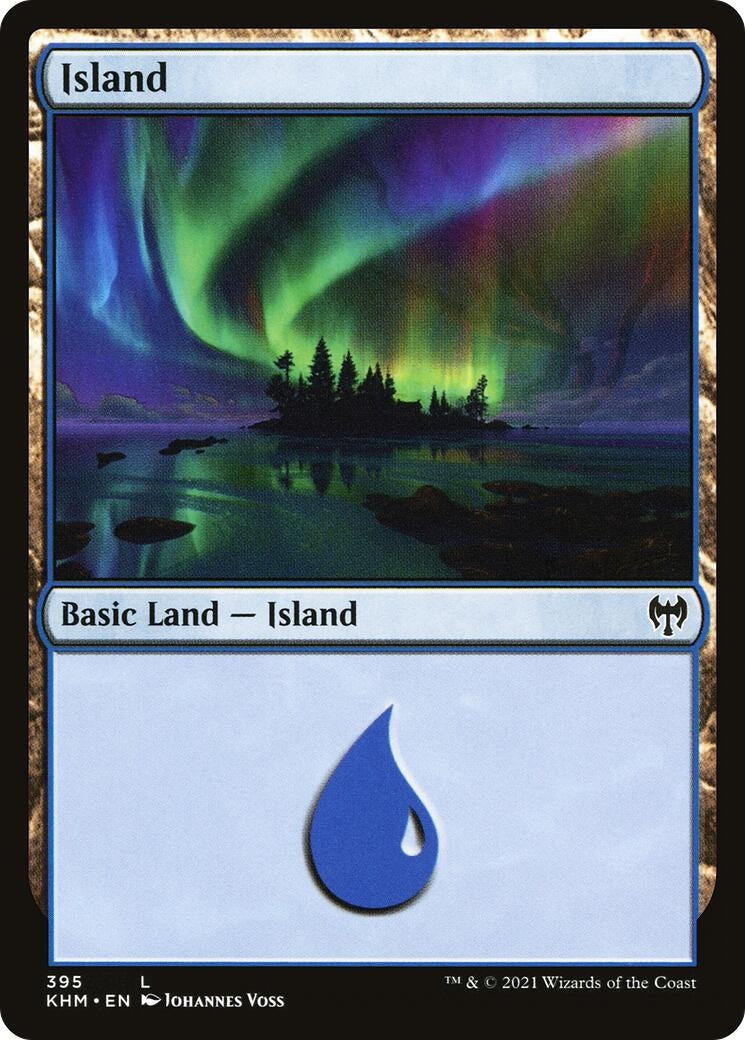 Image for Island (395) (KHM) - Magic: The Gathering