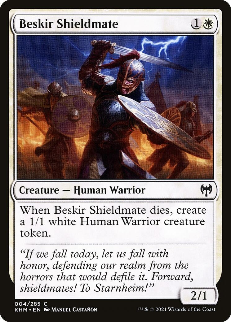 Image for Beskir Shieldmate (4) - Magic: The Gathering