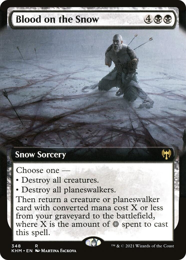 Image for Blood on the Snow (Extended Art) (348) - Magic: The Gathering