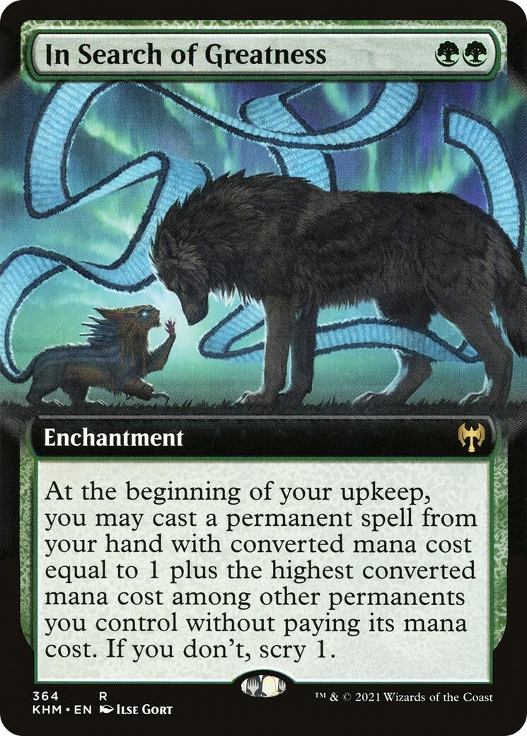Image for In Search of Greatness (Extended Art) (364) (KHM) - Magic: The Gathering