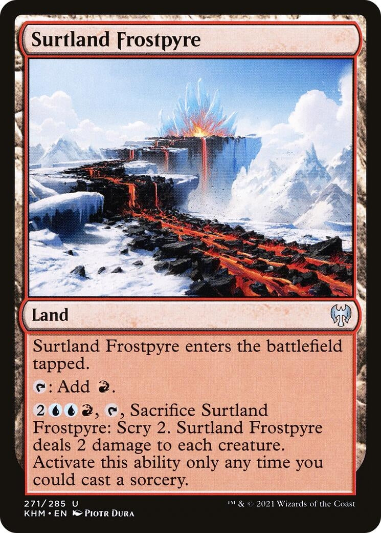 Image for Surtland Frostpyre (271) (KHM) - Magic: The Gathering