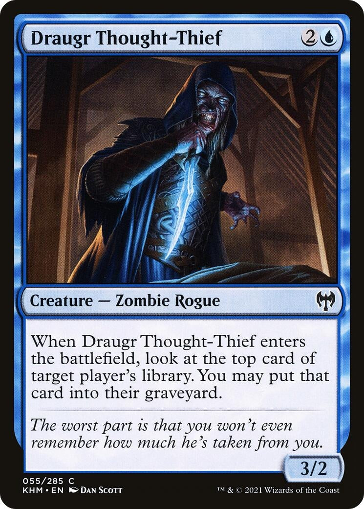 Image for Draugr Thought-Thief (55) (KHM) - Magic: The Gathering