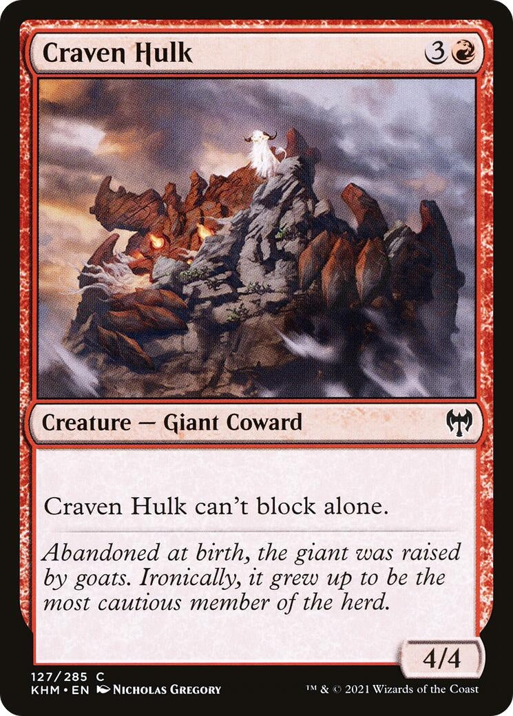 Image for Craven Hulk (127) (KHM) - Magic: The Gathering