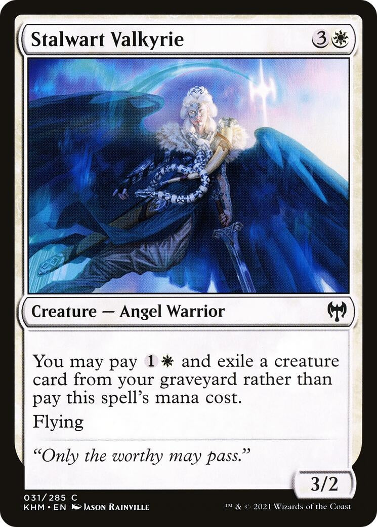 Image for Stalwart Valkyrie (31) (KHM) - Magic: The Gathering