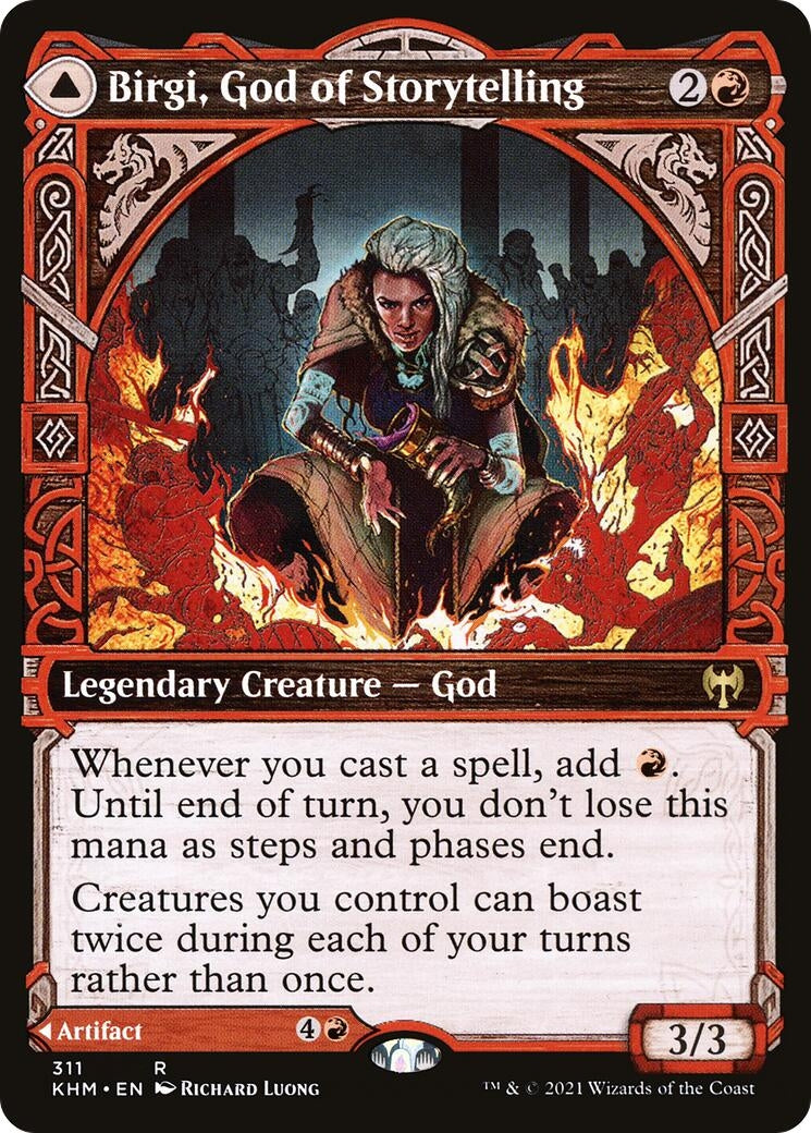 Image for Birgi, God of Storytelling (Showcase) (311) - Magic: The Gathering