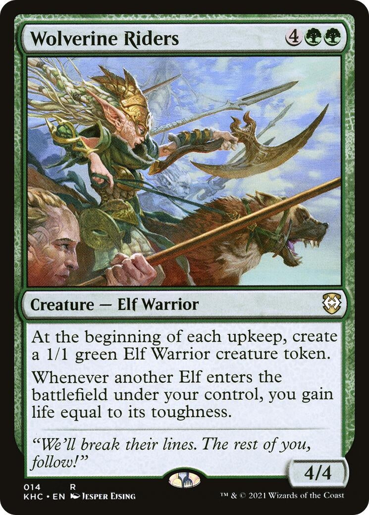 Image for Wolverine Riders (14) (KHC) - Magic: The Gathering