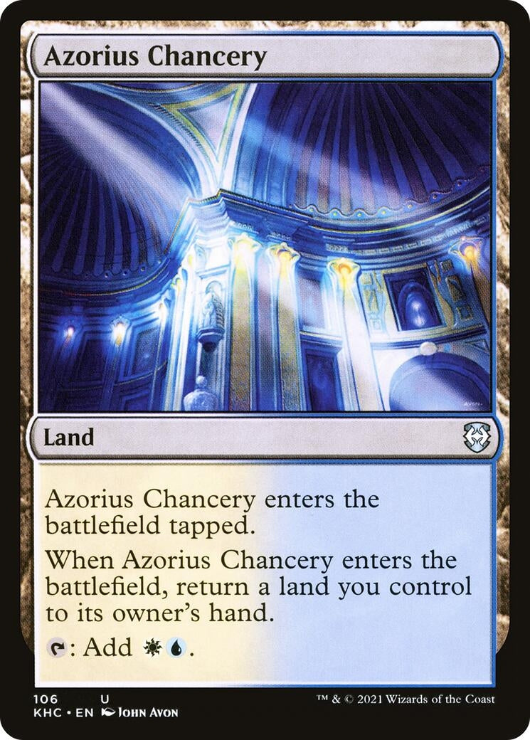 Image for Azorius Chancery (106) - Magic: The Gathering