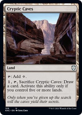 Image for Cryptic Caves (109) - Magic: The Gathering