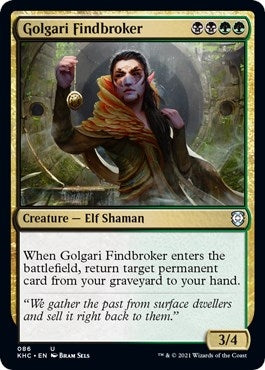 Image for Golgari Findbroker (86) - Magic: The Gathering