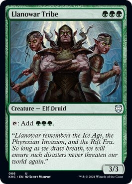 Image for Llanowar Tribe (66) - Magic: The Gathering