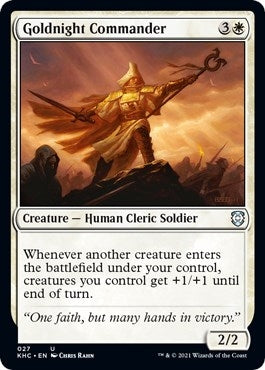Image for Goldnight Commander (27) - Magic: The Gathering