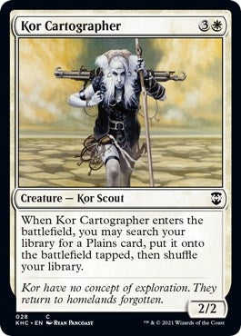 Image for Kor Cartographer (28) - Magic: The Gathering