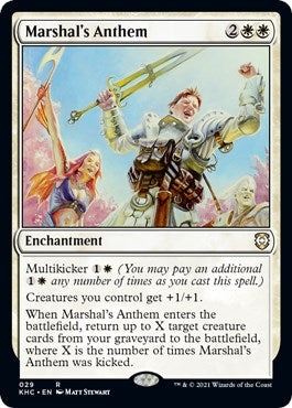 Image for Marshal's Anthem (29) - Magic: The Gathering