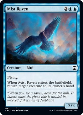 Image for Mist Raven (41) - Magic: The Gathering