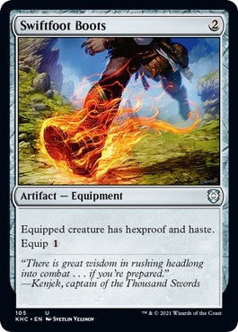 Image for Swiftfoot Boots (105) (KHC) - Magic: The Gathering