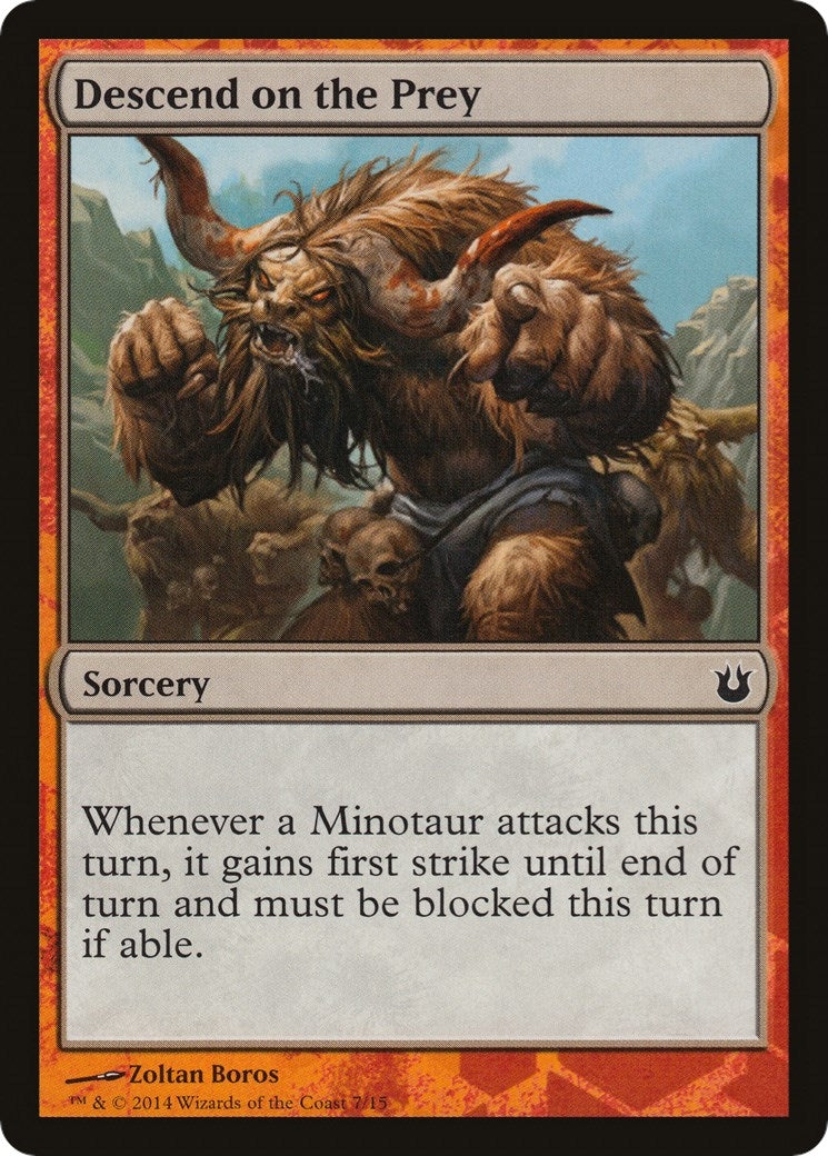Image for Descend on the Prey (7) (HERO) - Magic: The Gathering