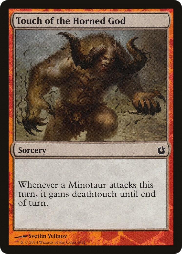 Image for Touch of the Horned God (9) (HERO) - Magic: The Gathering