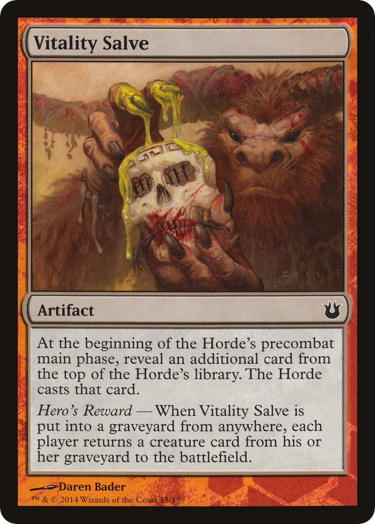 Image for Vitality Salve (15) - Magic: The Gathering