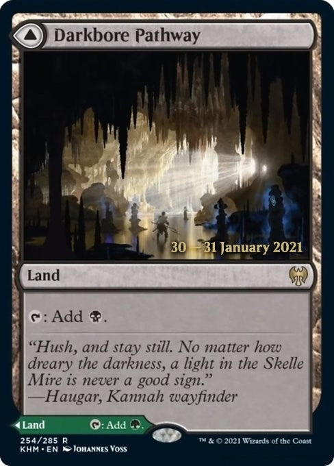 Image for Darkbore Pathway (254) - Magic: The Gathering
