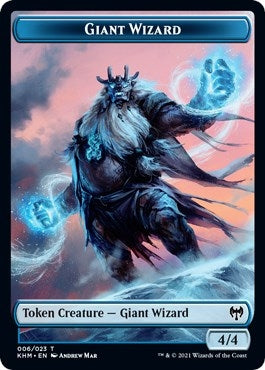 Image for Giant Wizard Token (6) (KHM) - Magic: The Gathering