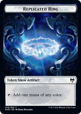 Image for Replicated Ring // Thopter Double-Sided Token (18 // 8) - Magic: The Gathering