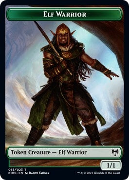 Image for Elf Warrior // Servo Double-Sided Token (15 // 7) - Magic: The Gathering