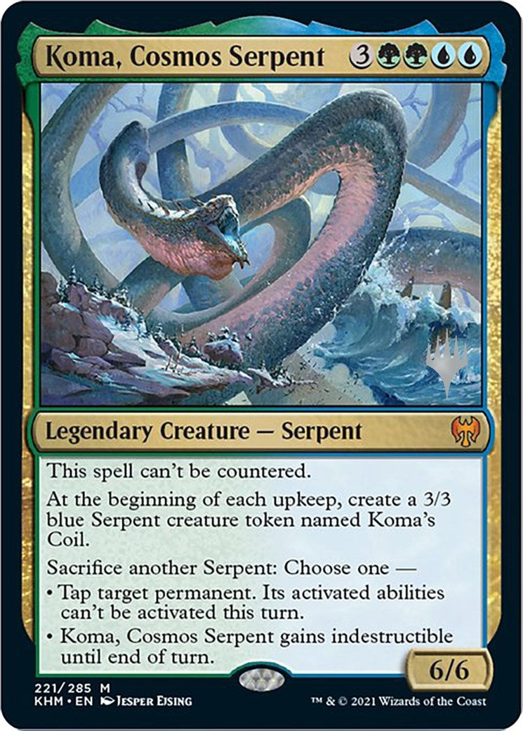 Image for Koma, Cosmos Serpent (221) - Magic: The Gathering