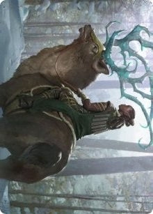 Image for Boreal Outrider Art Card (42) (ASKHM) - Magic: The Gathering