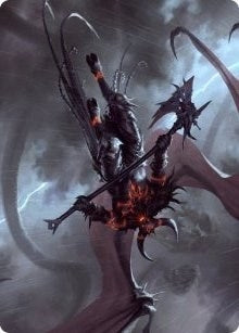 Image for Burning-Rune Demon Art Card (20) - Magic: The Gathering
