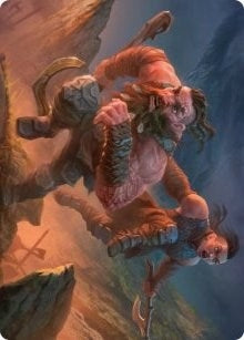 Image for Dwarven Reinforcements Art Card (33) (ASKHM) - Magic: The Gathering