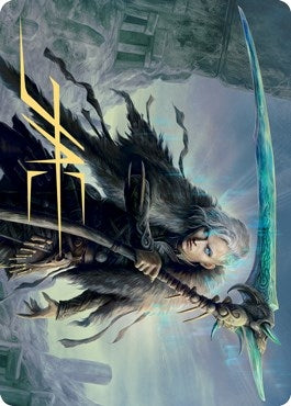 Image for Egon, God of Death Art Card (Gold-Stamped Signature) (24) (ASKHM) - Magic: The Gathering