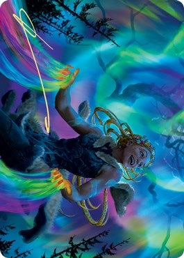 Image for Esika, God of the Tree Art Card (Gold-Stamped Signature) (43) (ASKHM) - Magic: The Gathering