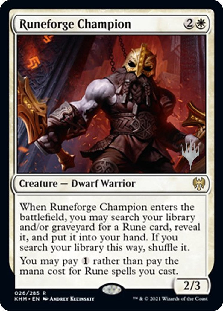 Image for Runeforge Champion (26) - Magic: The Gathering