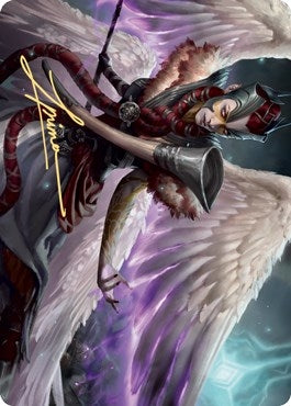 Image for Firja, Judge of Valor Art Card (Gold-Stamped Signature) (56) - Magic: The Gathering
