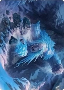 Image for Icehide Troll Art Card (46) (ASKHM) - Magic: The Gathering