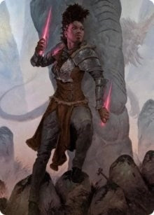 Image for Kaya the Inexorable Art Card (58) (ASKHM) - Magic: The Gathering