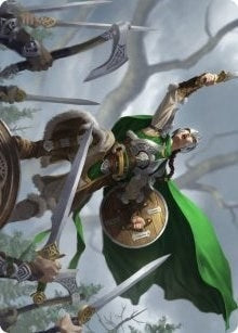 Image for Maja, Bretagard Protector Art Card (61) (ASKHM) - Magic: The Gathering