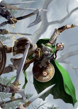 Image for Maja, Bretagard Protector Art Card (Gold-Stamped Signature) (61) (ASKHM) - Magic: The Gathering
