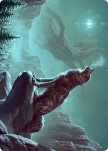 Image for Sarulf's Packmate Art Card (51) (ASKHM) - Magic: The Gathering