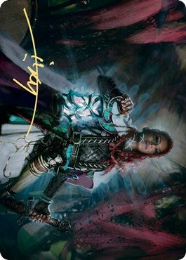 Image for Tergrid, God of Fright Art Card (Gold-Stamped Signature) (27) - Magic: The Gathering