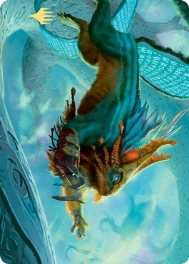Image for Toski, Bearer of Secrets Art Card (Gold-Stamped Signature) (52) (ASKHM) - Magic: The Gathering