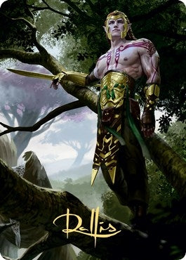 Image for Tyvar Kell Art Card (Gold-Stamped Signature) (53) (ASKHM) - Magic: The Gathering