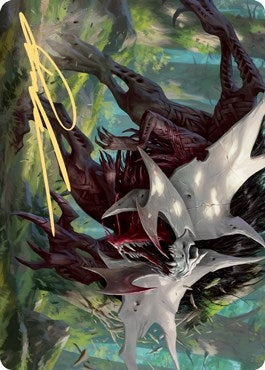 Image for Vorinclex, Monstrous Raider Art Card (54/81) (Gold-Stamped Signature) (54) (ASKHM) - Magic: The Gathering