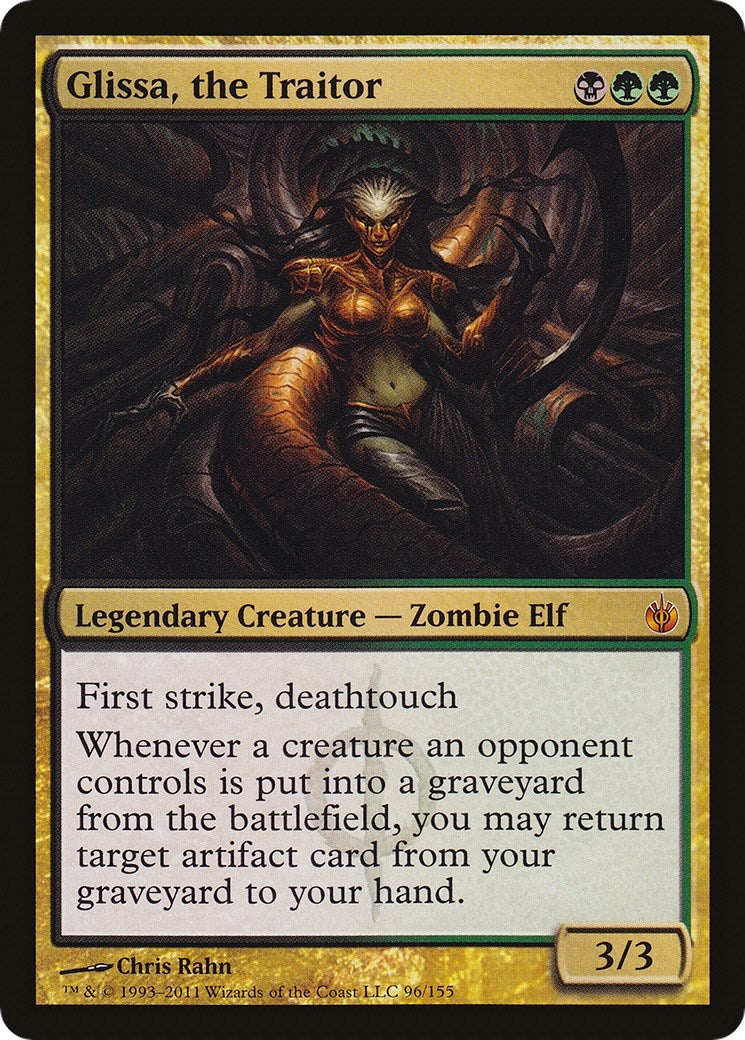 Image for Glissa, the Traitor (Mirrodin Besieged) (96) (OVER) - Magic: The Gathering