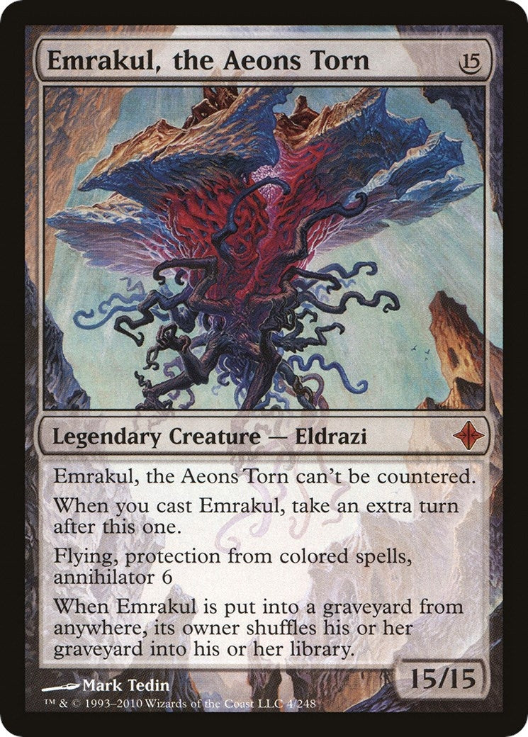 Image for Emrakul, the Aeons Torn (Rise of the Eldrazi) (4) - Magic: The Gathering