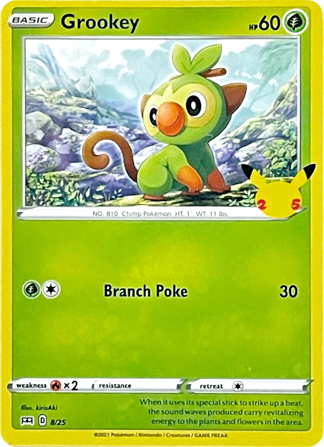 Image for Grookey (008/025) (M21) - Pokemon