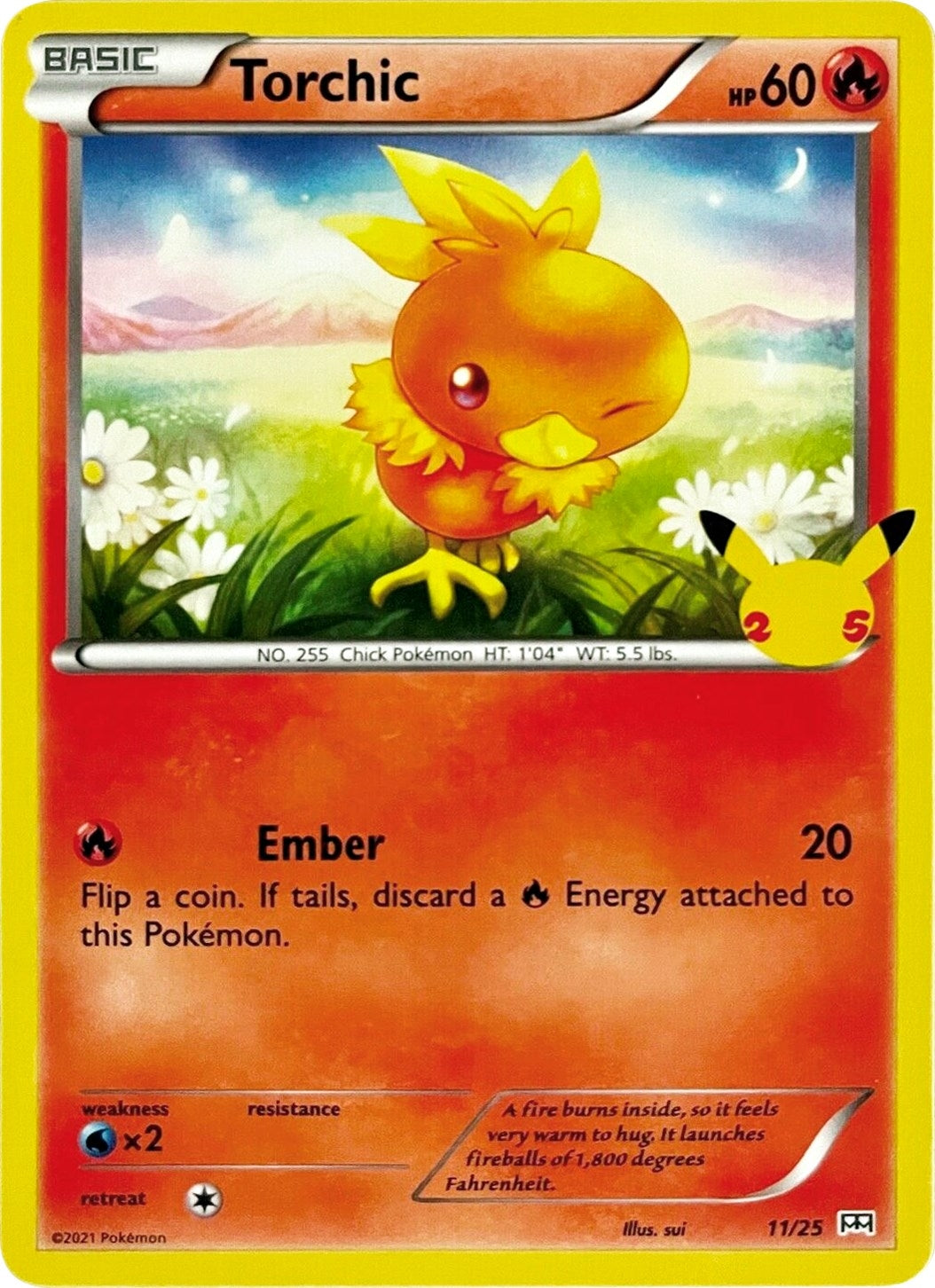 Image for Torchic (011/025) (M21) - Pokemon