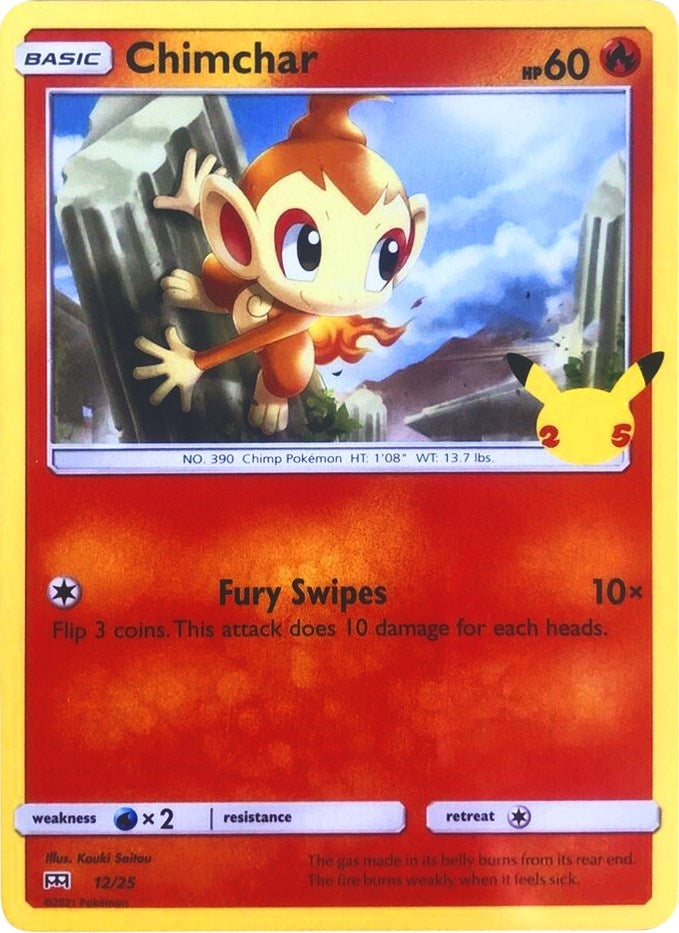 Image for Chimchar (012/025) (M21) - Pokemon