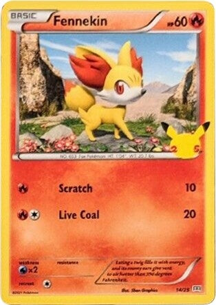 Image for Fennekin (014/025) (M21) - Pokemon
