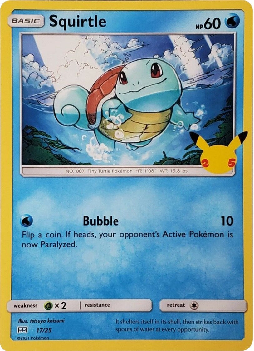 Image for Squirtle (017/025) (M21) - Pokemon